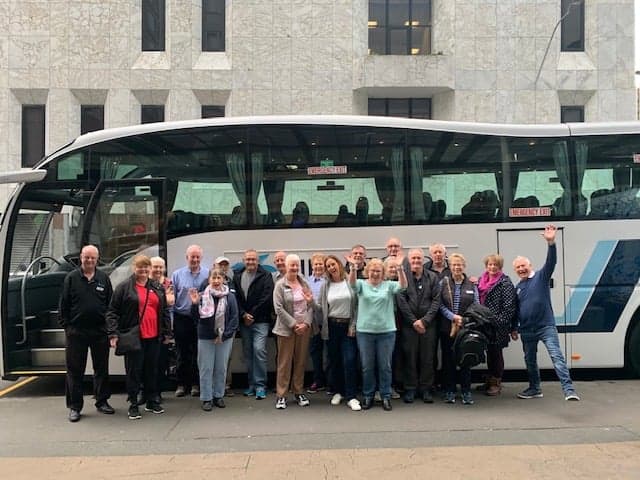 senior bus tour of the south island